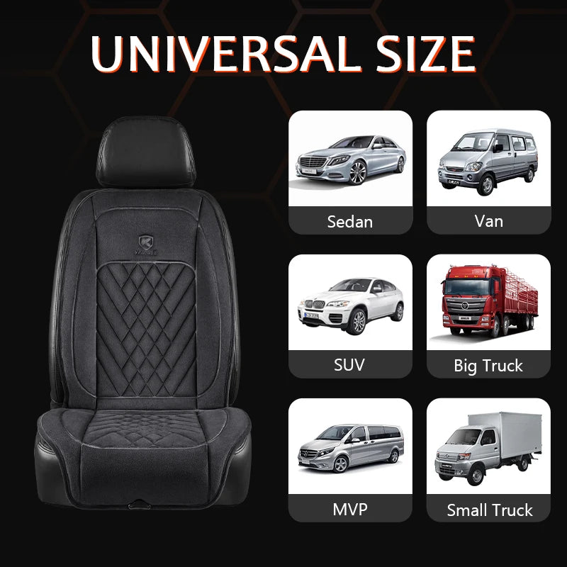 12/24V Heated Car Seat Cover Universal Car Seat Heater 30' Fast Heating Winter Car Heating Cushion Back Warmer Heating Pads 2023
